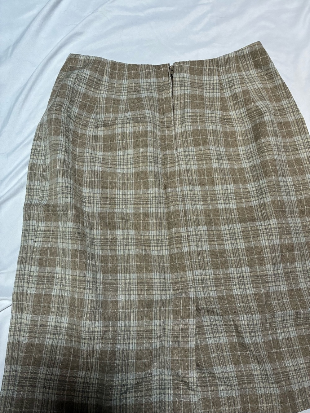 Carol Wren Vintage Plaid Pencil Skirt Size 8 - Picture 8 of 11